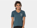 Dámské tričko Bontrager Evoke Tech Tee Blue Battleship T-Shirt