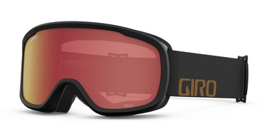 Zimní brýle GIRO CRUZ CAMP TAN WORDMARK (zrcadlová skla v barvě AMBER SCARLET)
