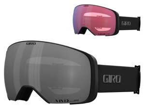 Zimní brýle GIRO COMP BLACK WHITE INDICATOR (barevný zrcadlový zorník VIVID-Carl Zeiss ONYX a barevný zrcadlový zorník VIVID-Carl Zeiss INFRARED)