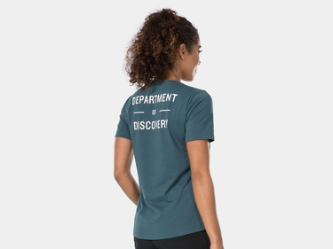 Dámské tričko Bontrager Evoke Tech Tee Blue Battleship T-Shirt
