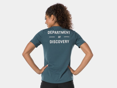 Dámské tričko Bontrager Evoke Tech Tee Blue Battleship T-Shirt