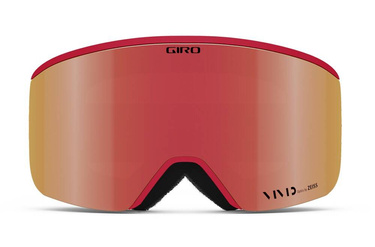Zimní brýle GIRO AXIS RED BLACK THIRDS (barevný zrcadlový zorník VIVID-Carl Zeiss VIVID EMBER a barevný zrcadlový zorník VIVID-Carl Zeiss INFRARED)